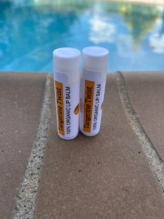 Tangerine Twist Organic Lip Balm