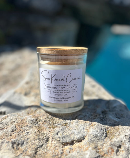 Sunkissed Coconut Soy Candle 8oz