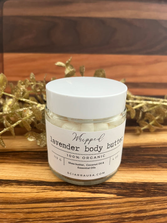 Lavender Body Butter - Organic 4oz