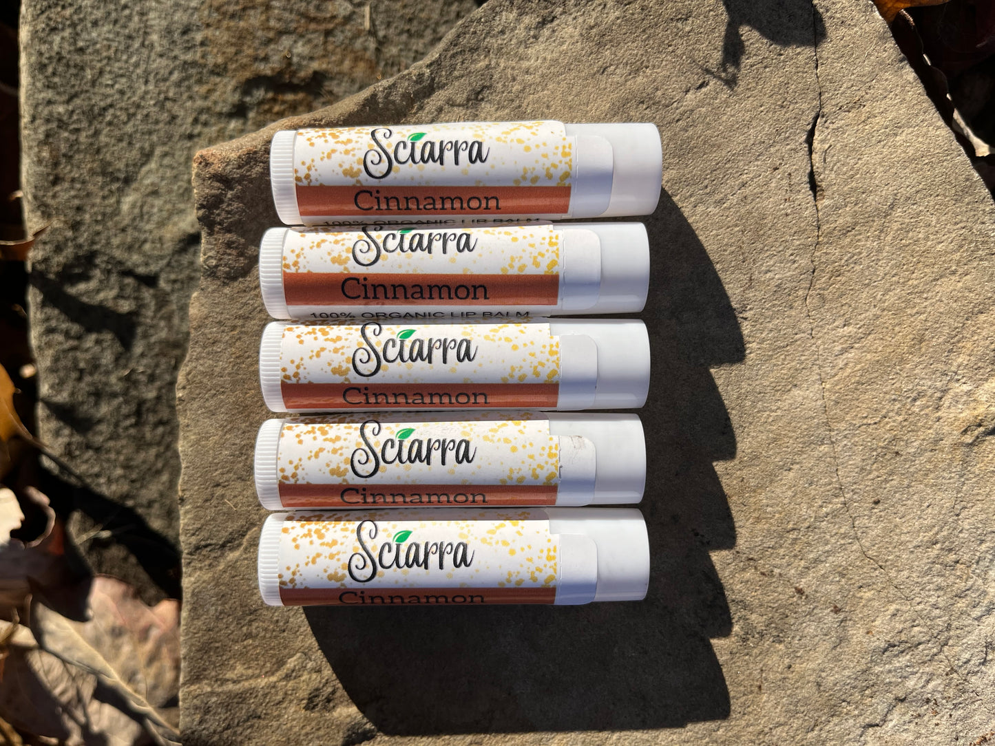 Cinnamon Organic Lip Balm Bundle-5 count